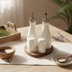Oil Dispenser & Saltshaker Set - 4 Pcs